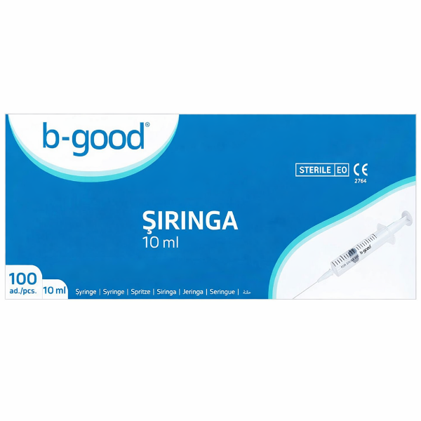 B-Good Enjektör 10 CC 3 Parça Siyah 100'lü